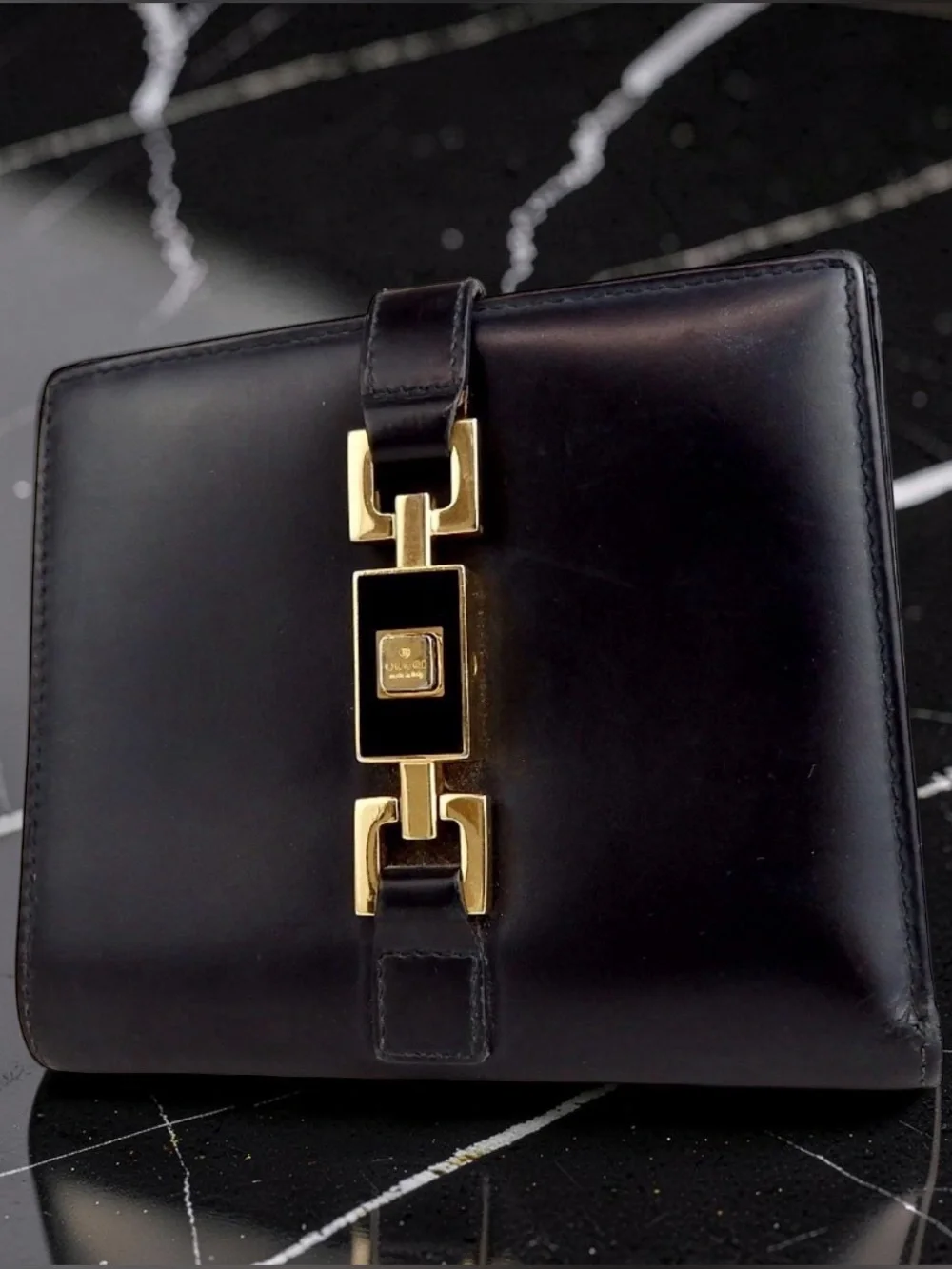 GUCCI Jackie Leather Bifold Wallet 😍🖤 - Picture 2 of 15
